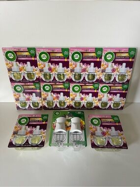 Air Wick Plug-In Scented Oil Refills,White Flowers & Melon(20 Refills + 2Warmer)